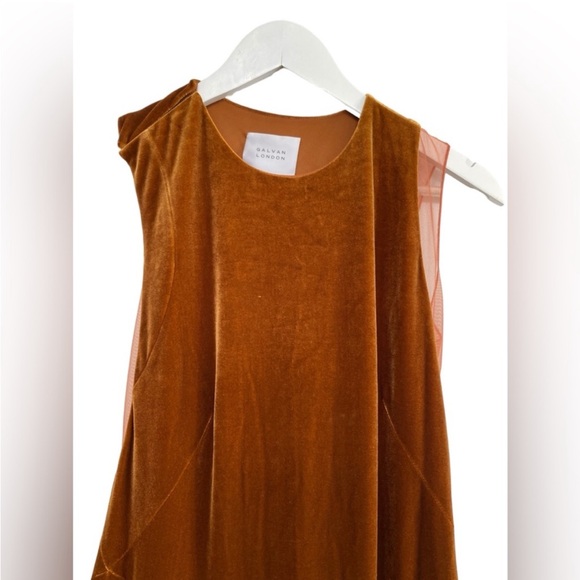 Galvan London Velvet Dusk Crescent Cognac size 8 - Picture 3 of 6